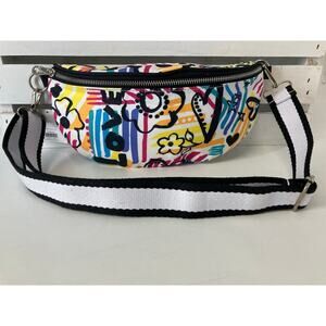BRIGHTON NEW WITH TAGS GRAFFITI LOVE CROSSBODY BELT BAG